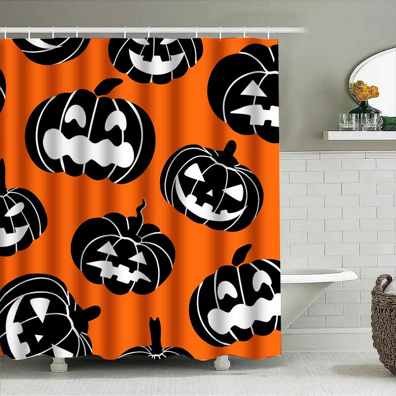 Tuniu Halloween Black Jack Shower Curtain Spooky Printed Bathroom Decor Scary Ghost Design W60H190(CM)-1 Pcs
Tuniu Halloween Black Jack Shower Curtain Spooky Printed Bathroom Decor Scary Ghost Design W60H190(CM)-1 Pcs