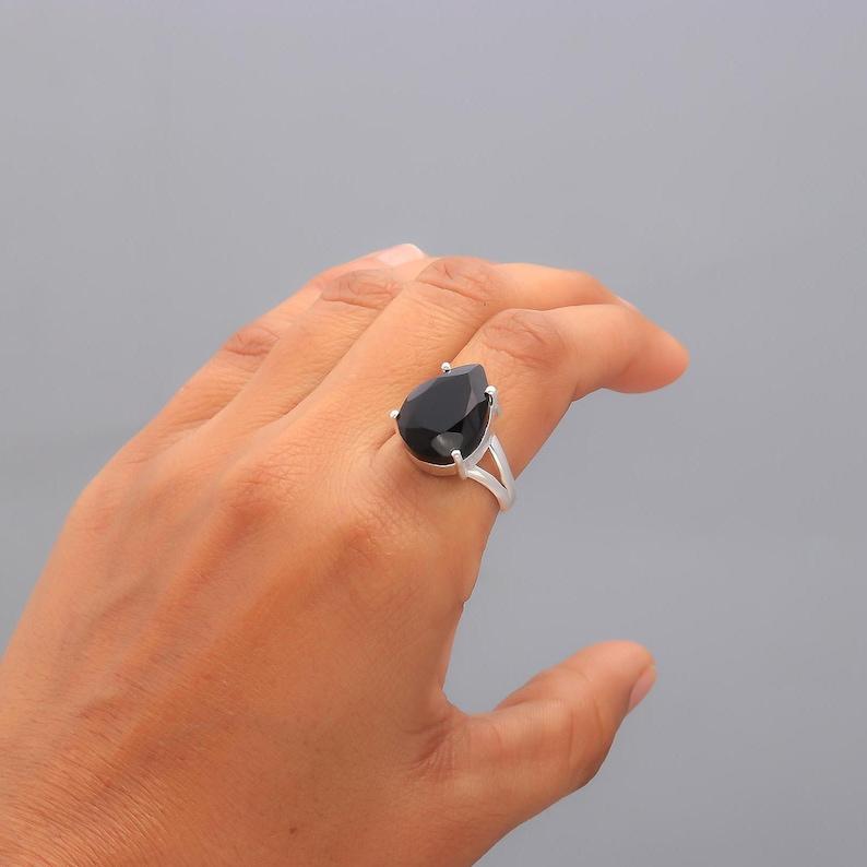 Black Onyx Ring, one of a Kind Genuine Black Onyx Ring, Raw Onyx Ring, Solitaire Stacking Natural Onyx Ring Pear Dark Black Onyx Ring Silver Us 6 чорний
Black Onyx Ring, one of a Kind Genuine Black Onyx Ring, Raw Onyx Ring, Solitaire Stacking Natural Onyx Ring Pear Dark Black Onyx Ring Silver Us 6 чорний