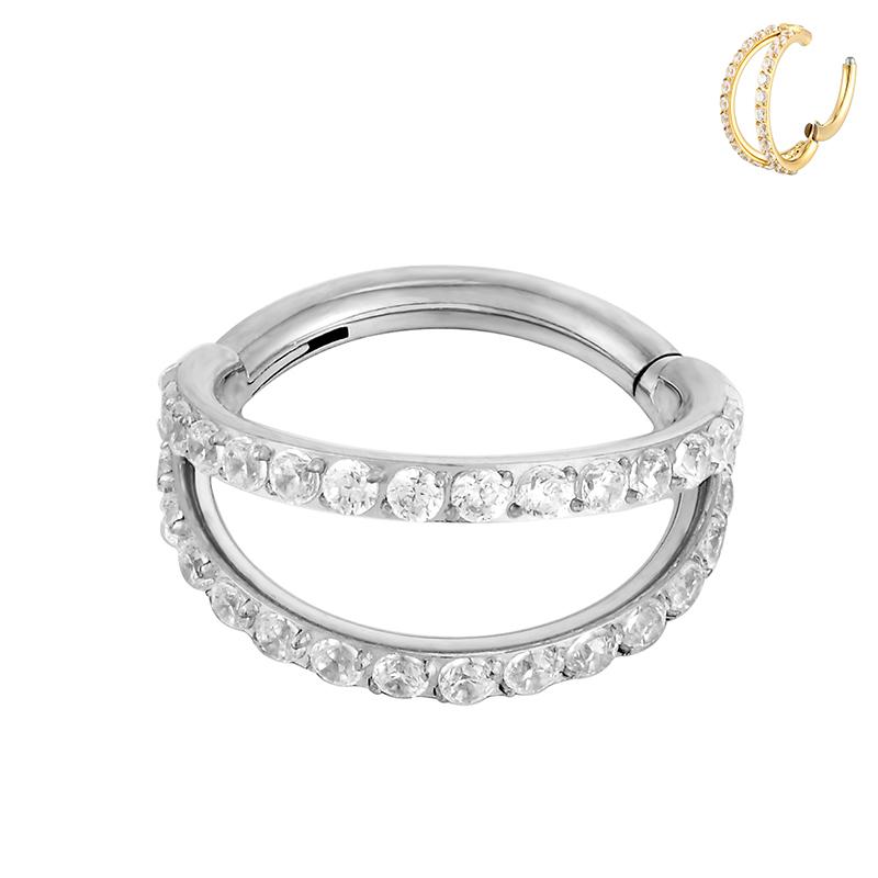 1PC Earrings Studs G23 Titanium Piercing Zircon 8/10/12mm Hoops Clicker Nose Rings Septum Tragus Cartilage Helix Conch Piercing 16G 1.2X8mm
1PC Earrings Studs G23 Titanium Piercing Zircon 8/10/12mm Hoops Clicker Nose Rings Septum Tragus Cartilage Helix Conch Piercing 16G 1.2X8mm