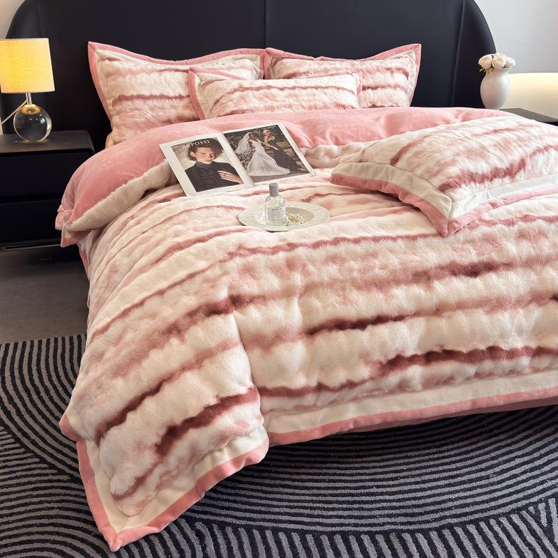 Комплект из четырех предметов из толстого молочного флиса 380 г, имитация кроличьего плюша, пододеяльник, простыни, теплое постельное белье 1.5m 4pc
Комплект из четырех предметов из толстого молочного флиса 380 г, имитация кроличьего плюша, пододеяльник, простыни, теплое постельное белье 1.5m 4pc