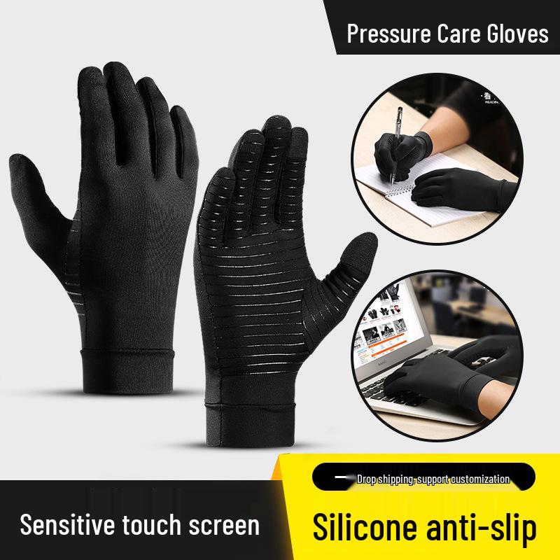 Pressure Cotton Spandex Touchscreen Non-slip Rehab Training Gloves - Breathable, Adult Compatible Medium чёрный
Pressure Cotton Spandex Touchscreen Non-slip Rehab Training Gloves - Breathable, Adult Compatible Medium чёрный