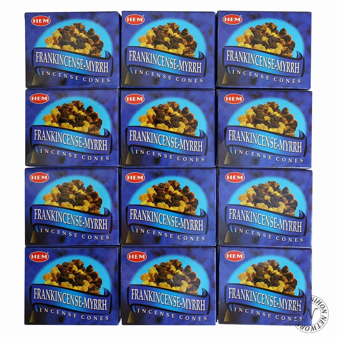 Incense Cones Frankincense Myrrh Set of 12 синий
Incense Cones Frankincense Myrrh Set of 12 синий