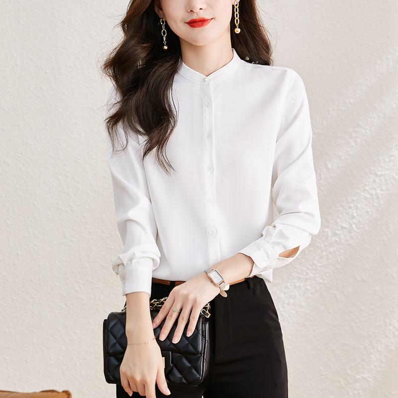 Французская рубашка с воротником-стойкой для женщин. Весна. Новый универсальный топ. Рубашка для похудения, замедляющая старение. L
Французская рубашка с воротником-стойкой для женщин. Весна. Новый универсальный топ. Рубашка для похудения, замедляющая старение. L