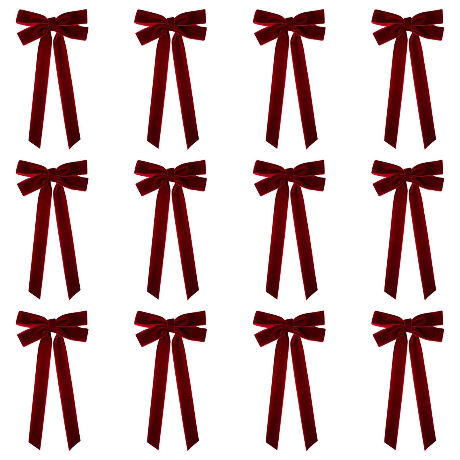 Christmas Tree Bow Decoration, Christmas Tree Small Velvet Bow - Party Wedding Home Decoration One Size винный
Christmas Tree Bow Decoration, Christmas Tree Small Velvet Bow - Party Wedding Home Decoration One Size винный