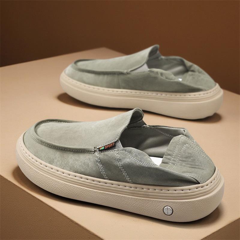 Cloth shoes Thin ice silk cloth can be stepped on, heel loafers are simple and casual without stitches 44 армія зелений колір
Cloth shoes Thin ice silk cloth can be stepped on, heel loafers are simple and casual without stitches 44 армія зелений колір
