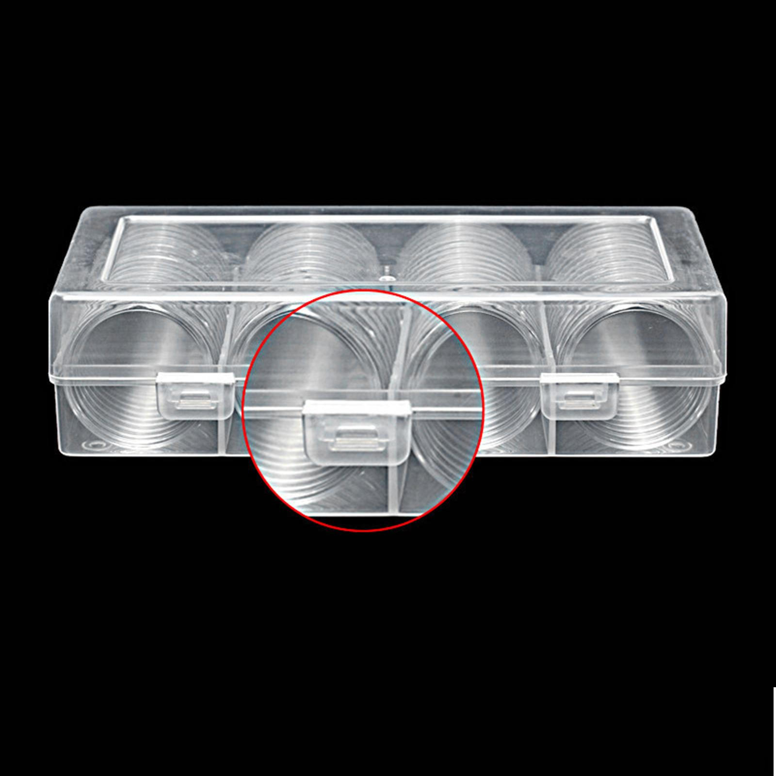 60Pcs 40mm Coin Capsules Holder with Transparent Storage Case Coins Protection Boxes for
60Pcs 40mm Coin Capsules Holder with Transparent Storage Case Coins Protection Boxes for