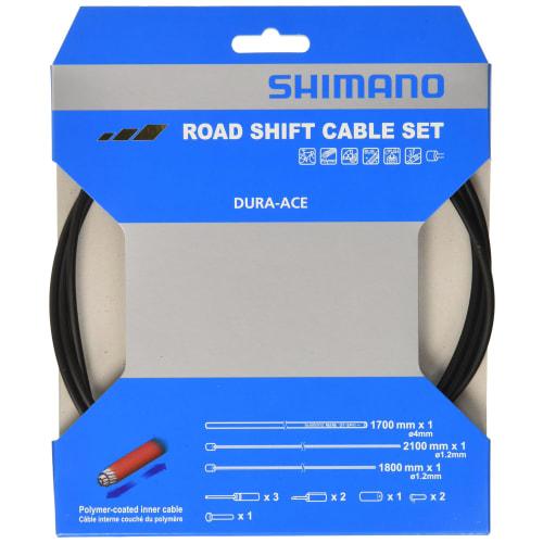 SHIMANO Repair Parts Shift Cable Set Polymer Coating 9000 Black with Nose for RD-9000 Y63Z98910
SHIMANO Repair Parts Shift Cable Set Polymer Coating 9000 Black with Nose for RD-9000 Y63Z98910