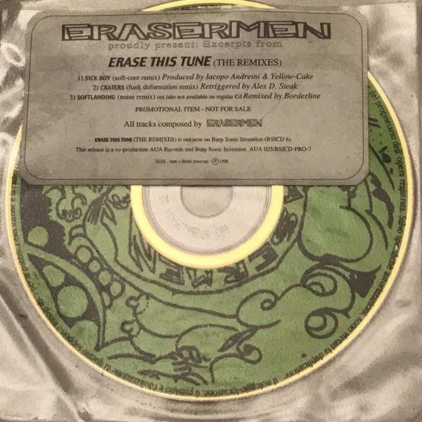 CD ERASERMEN - Erase This Tune (The Remixes) Promo NONE Burp Sonic Inve 1998 Italy Dance & Electronica Used
CD ERASERMEN - Erase This Tune (The Remixes) Promo NONE Burp Sonic Inve 1998 Italy Dance & Electronica Used