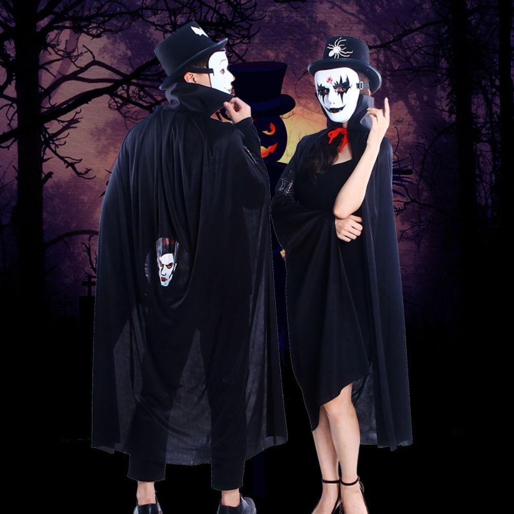 Stand Collar Grim Reaper Cloak Black Witches Robes Punk Halloween Cosplay Cloak Adult
Stand Collar Grim Reaper Cloak Black Witches Robes Punk Halloween Cosplay Cloak Adult
