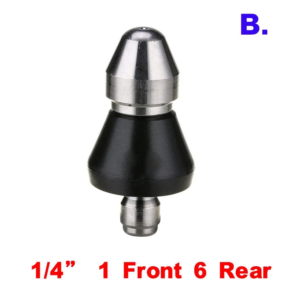 High Pressure Turbo Washer Nozzle Massage Clogged Pipes Opens Clogging of Sewage Pipes Sewer Cleaning Tool Gutter Cleaning Tool
High Pressure Turbo Washer Nozzle Massage Clogged Pipes Opens Clogging of Sewage Pipes Sewer Cleaning Tool Gutter Cleaning Tool