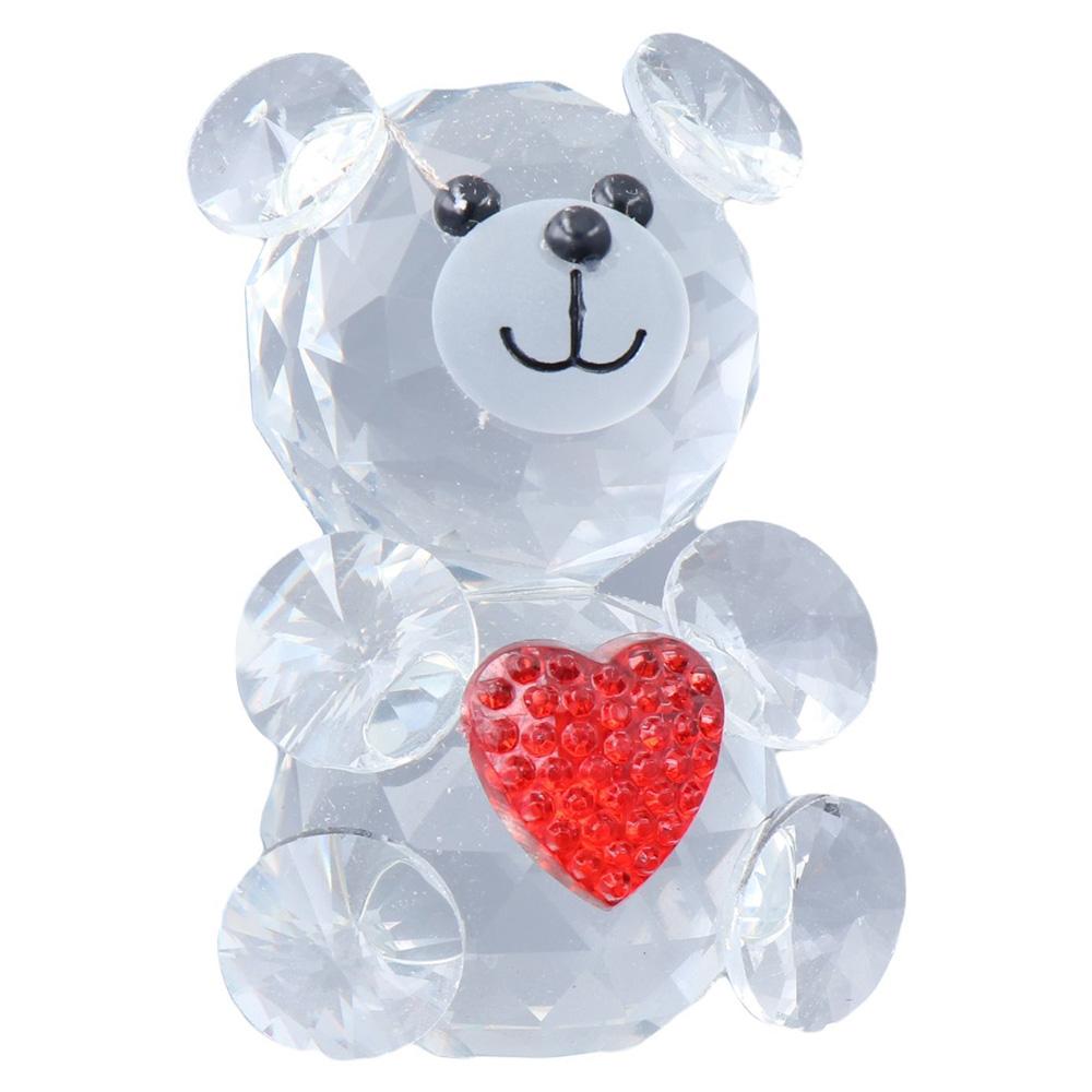 Red and Transparent Crystal Baby Bear Figurine Collection Crystal Cute Bear Statue Home
Red and Transparent Crystal Baby Bear Figurine Collection Crystal Cute Bear Statue Home