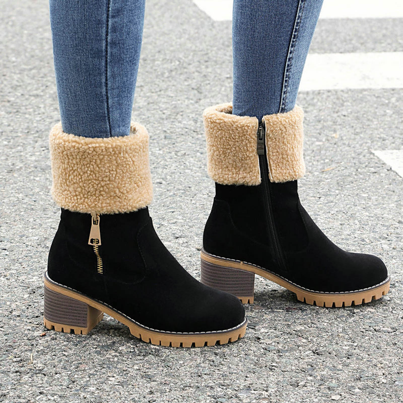 2026 Winter Boots For Women Warm Boot Ladies Outdoor Street Warm Booties Ankle Shoes Female Popular Clothes Accessories Hot 36 чорний
2026 Winter Boots For Women Warm Boot Ladies Outdoor Street Warm Booties Ankle Shoes Female Popular Clothes Accessories Hot 36 чорний