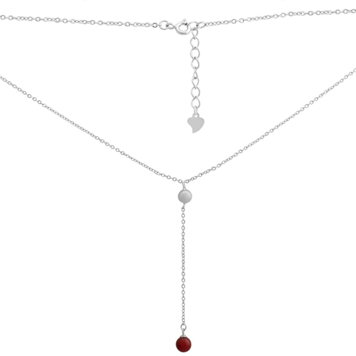 Серебряное колье с кораллом, вес изделия 2,9 гр (2145653) 40-45cm червоний
Серебряное колье с кораллом, вес изделия 2,9 гр (2145653) 40-45cm червоний