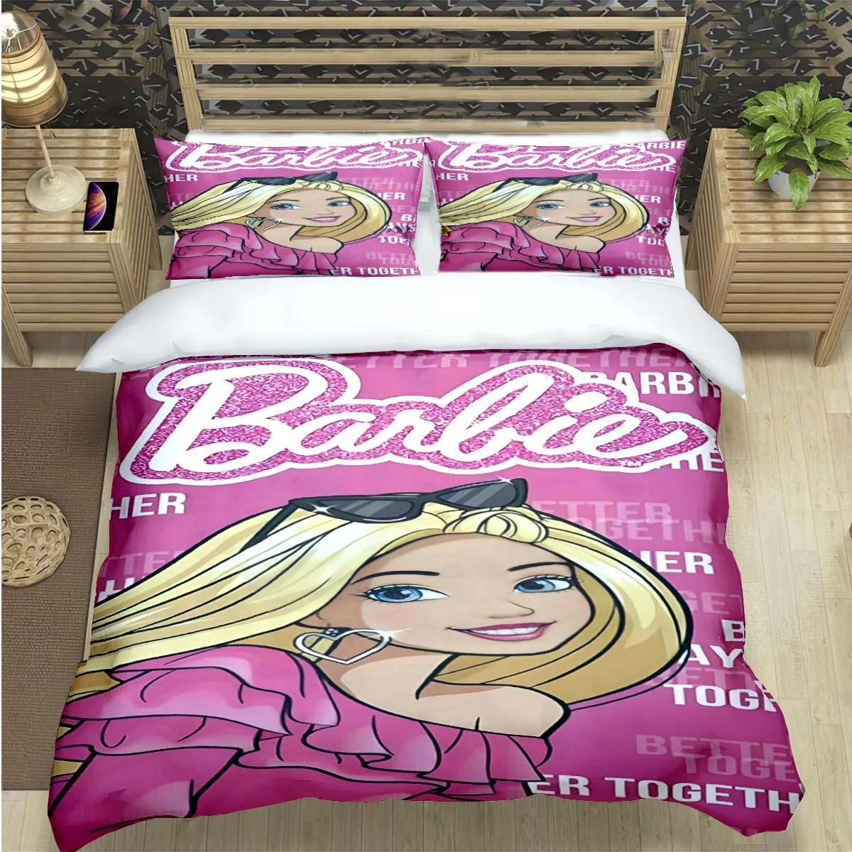 Hot Fashion B-Barbie Cartoon Print Bedding Sets Bed Supplies Set Comforter Set Teens Girls Cartoon Twin Single Kid Luxury Gift US Twin 173x218cm
Hot Fashion B-Barbie Cartoon Print Bedding Sets Bed Supplies Set Comforter Set Teens Girls Cartoon Twin Single Kid Luxury Gift US Twin 173x218cm