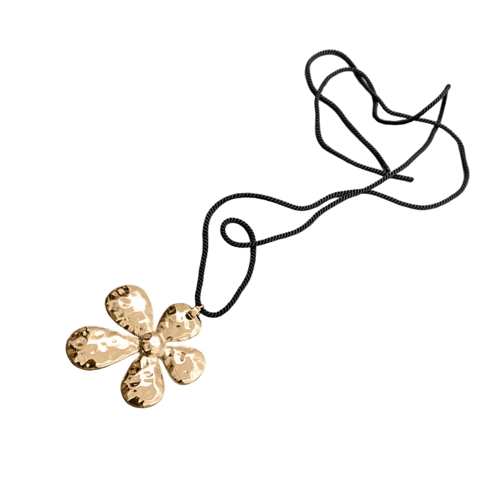 Statement Textured Flower Necklace Floral Shape Neckchain Adjustable Clavicle Chain Elegant Blossom Jewelry for Weddings золотий
Statement Textured Flower Necklace Floral Shape Neckchain Adjustable Clavicle Chain Elegant Blossom Jewelry for Weddings золотий