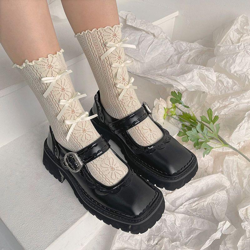 Spring and Summer Bow Hollow Flower Fungus Edge Lace Stacking Socks Japanese JK Lolita Lace Socks Beige average size
Spring and Summer Bow Hollow Flower Fungus Edge Lace Stacking Socks Japanese JK Lolita Lace Socks Beige average size