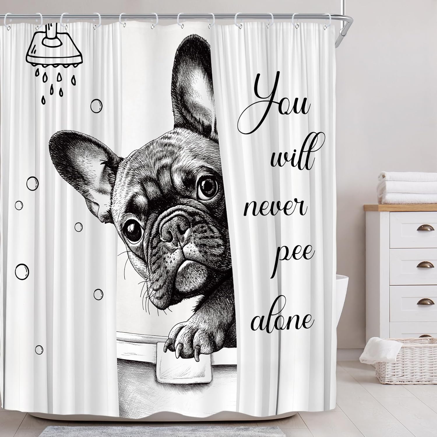 Funny Fall Autumn Dog Shower Curtain For Bathroom Decor 72Wx72H Cute Fun Puppy Bulldog Grey Quotes Pumpkin Leaves Orange Kids W60H190(CM)-1 Pcs
Funny Fall Autumn Dog Shower Curtain For Bathroom Decor 72Wx72H Cute Fun Puppy Bulldog Grey Quotes Pumpkin Leaves Orange Kids W60H190(CM)-1 Pcs