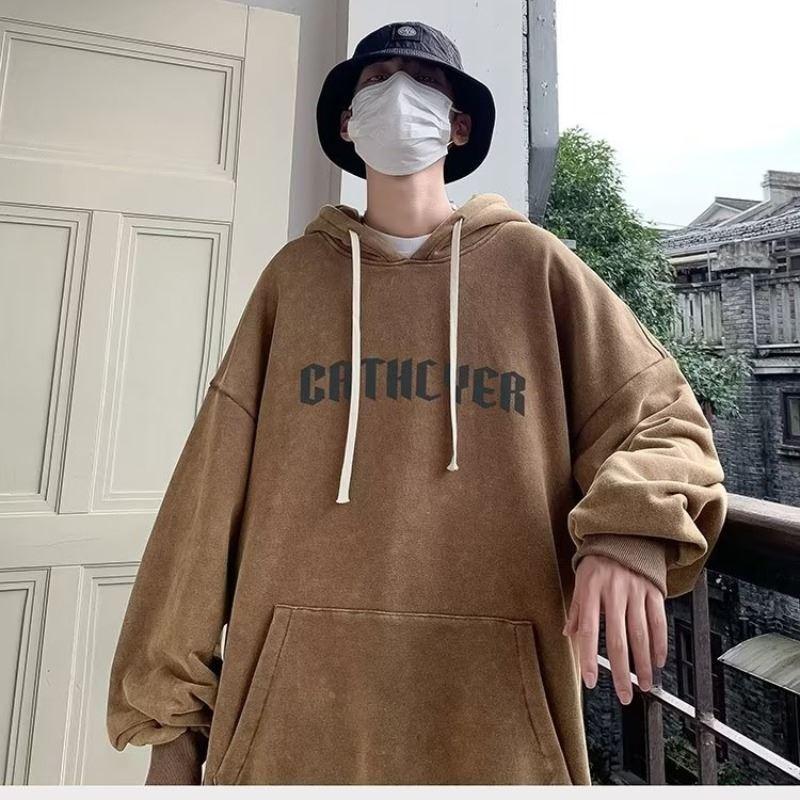 Американский стиль, мужская мода, пуловер с длинными рукавами, толстовка с капюшоном, с принтом вороны и крестом, стираная рваная толстовка с капюшоном, винтажная уличная одежда в стиле хип-хоп, черная