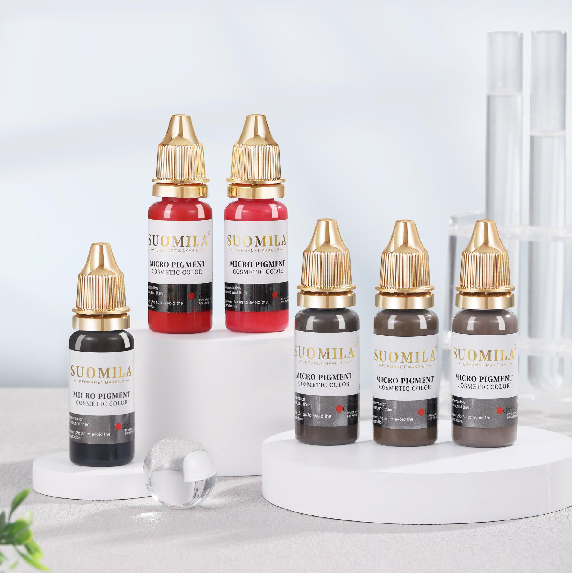 15ml German Raw Material Semi-permanent PMU Pigment for Eyebrows, Eyeliner, Lips, and Microblading.
15ml German Raw Material Semi-permanent PMU Pigment for Eyebrows, Eyeliner, Lips, and Microblading.