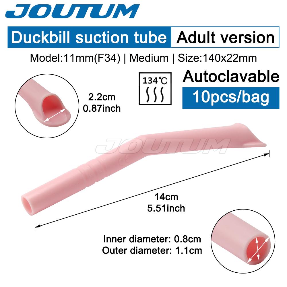 10pcs Dental Autoclavable Strong Suction Tips Dental Duckbill Evacuation Tips Aspirator Saliva Tube Suction Tips Dental Material
10pcs Dental Autoclavable Strong Suction Tips Dental Duckbill Evacuation Tips Aspirator Saliva Tube Suction Tips Dental Material
