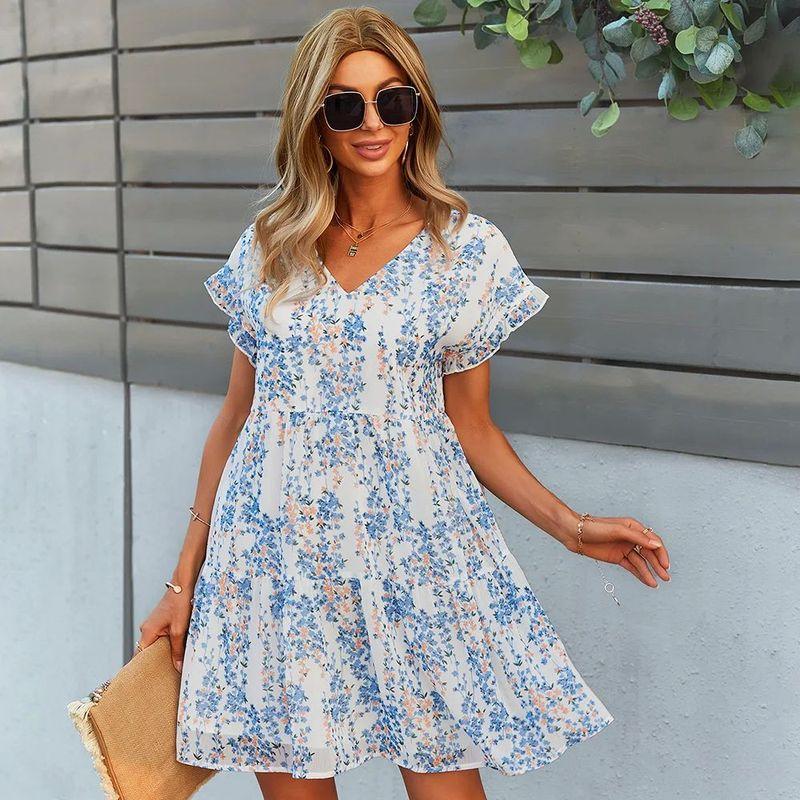 Loose Chiffon Short-Sleeve V-Neckdress Loose Chiffon Short Sleeve V Neck Dress White L(L)
Loose Chiffon Short-Sleeve V-Neckdress Loose Chiffon Short Sleeve V Neck Dress White L(L)