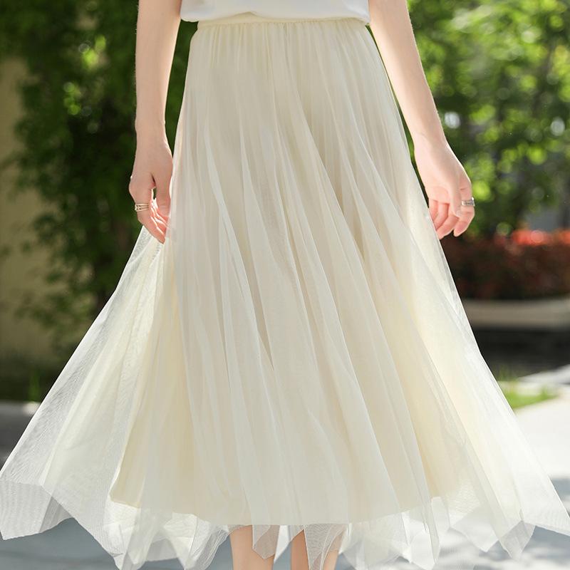 Women s A-line High Waist Mesh Midi Skirt - Reversible Tulle Skirt for Summer, Princess Style with Large Swing. One Size
Women s A-line High Waist Mesh Midi Skirt - Reversible Tulle Skirt for Summer, Princess Style with Large Swing. One Size