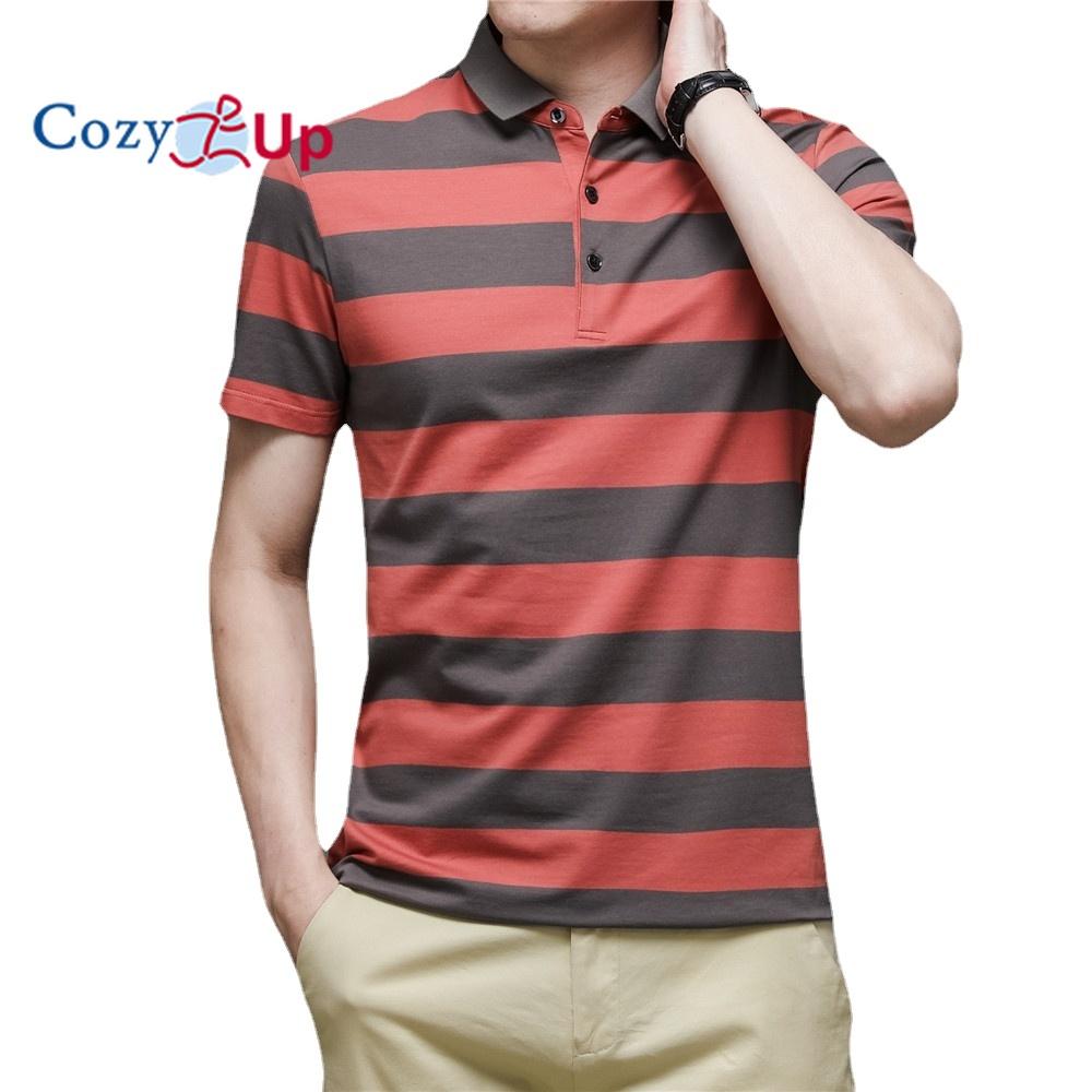 Cozy Up Хлопок Хит Цвет Полосы Мужской Лацкан Бизнес Короткий Рукав Поло
Cozy Up Хлопок Хит Цвет Полосы Мужской Лацкан Бизнес Короткий Рукав Поло
