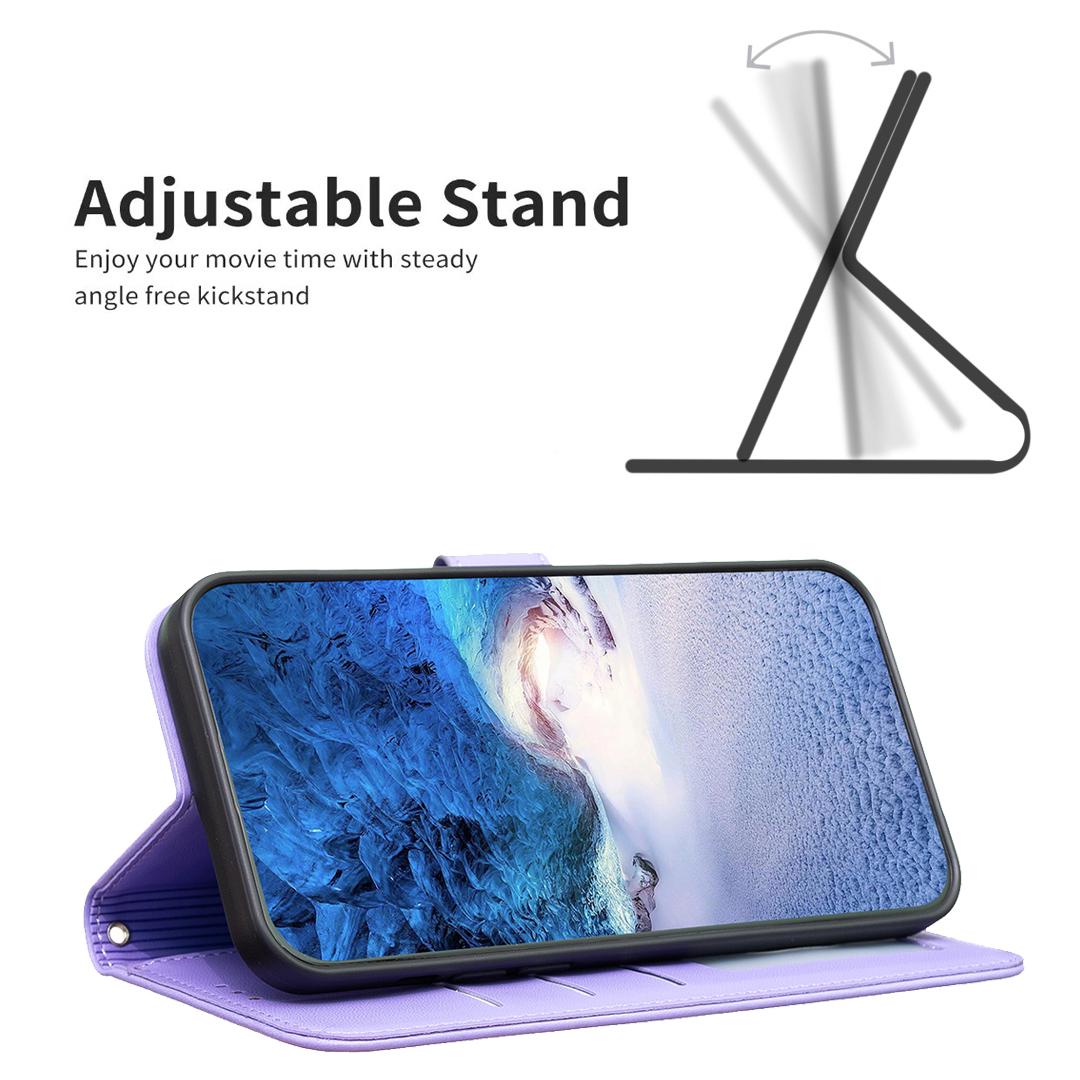 For Oppo A38 4G/A18 4G Leather Wallet Case Stand Clover Pattern Imprinted Phone Cover Purple
For Oppo A38 4G/A18 4G Leather Wallet Case Stand Clover Pattern Imprinted Phone Cover Purple