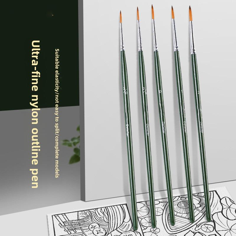 5 Pcs SetHook Line Pen Nylon Ultra-fine Hand Drawn Edge DIY Digital Oil Painting Acrylic Watercolor Pen Pointed Painting Brush
5 Pcs SetHook Line Pen Nylon Ultra-fine Hand Drawn Edge DIY Digital Oil Painting Acrylic Watercolor Pen Pointed Painting Brush