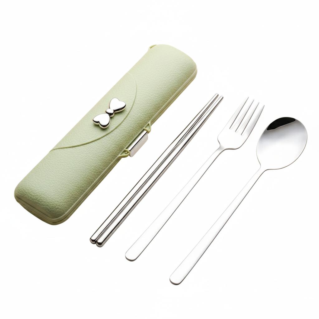 304 Stainless Steel Cutlery Set 3pcs With Portable Storage Box For Students
304 Stainless Steel Cutlery Set 3pcs With Portable Storage Box For Students