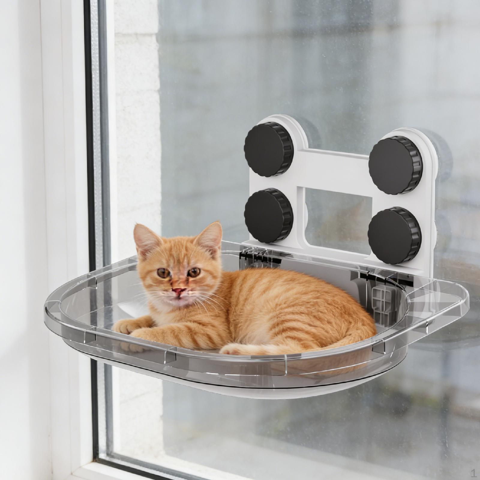 Cat Hammock for Window Perch Heavy Duty Practical Premium Easy Installation Resting Shelf Gray
Cat Hammock for Window Perch Heavy Duty Practical Premium Easy Installation Resting Shelf Gray
