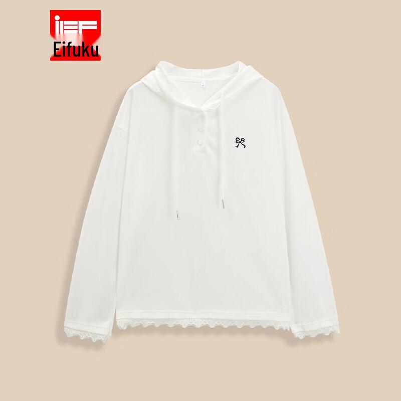 IEF Women s Lace-Trim Hooded Sweatshirt One Size
IEF Women s Lace-Trim Hooded Sweatshirt One Size