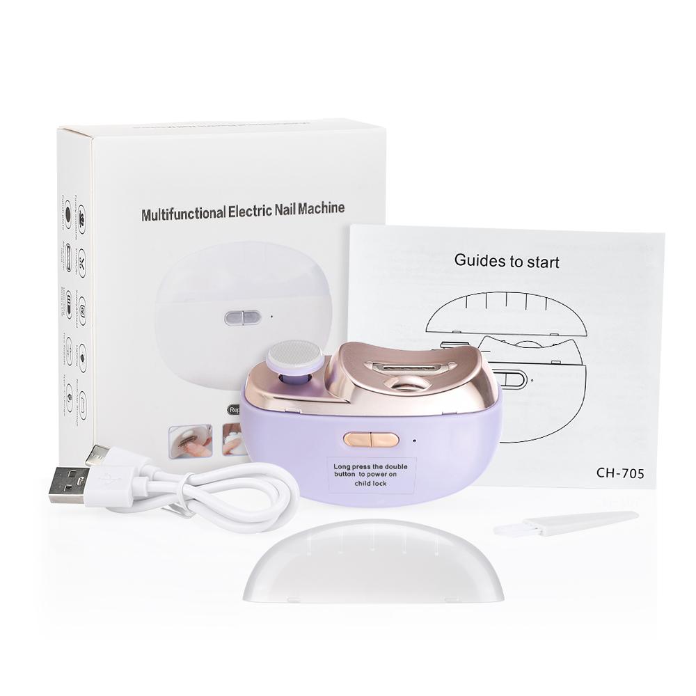 Электрическая машинка для стрижки ногтей 3 в 1, автоматическая пилка для ногтей для детей и взрослых, триммер для полировки ногтей, USB-зарядка, мини-пальмовый инструмент для маникюра фиолетовый
Электрическая машинка для стрижки ногтей 3 в 1, автоматическая пилка для ногтей для детей и взрослых, триммер для полировки ногтей, USB-зарядка, мини-пальмовый инструмент для маникюра фиолетовый