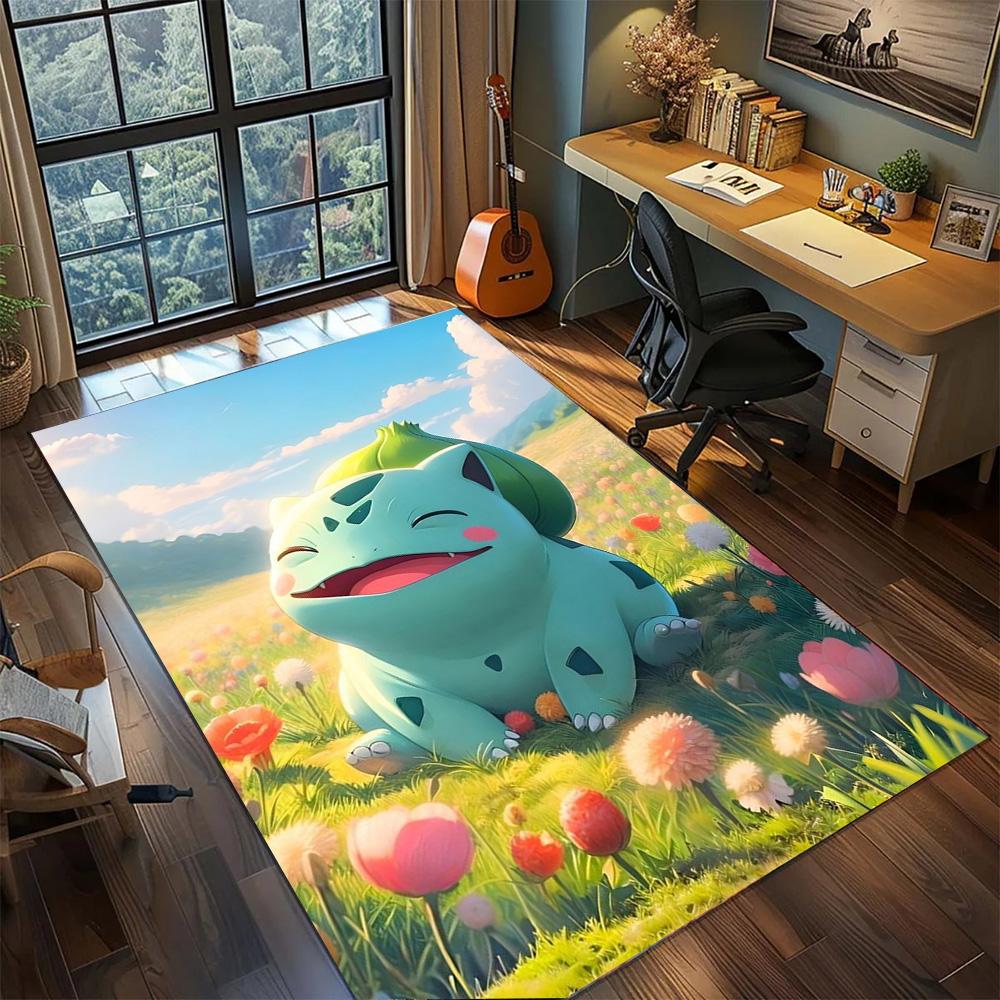 Bulbasaur Non Slip Floor Mat Washable, Area Rug Carpet Decoration Piece for Bedroom Gamer Room.-TING 60x90cm
Bulbasaur Non Slip Floor Mat Washable, Area Rug Carpet Decoration Piece for Bedroom Gamer Room.-TING 60x90cm