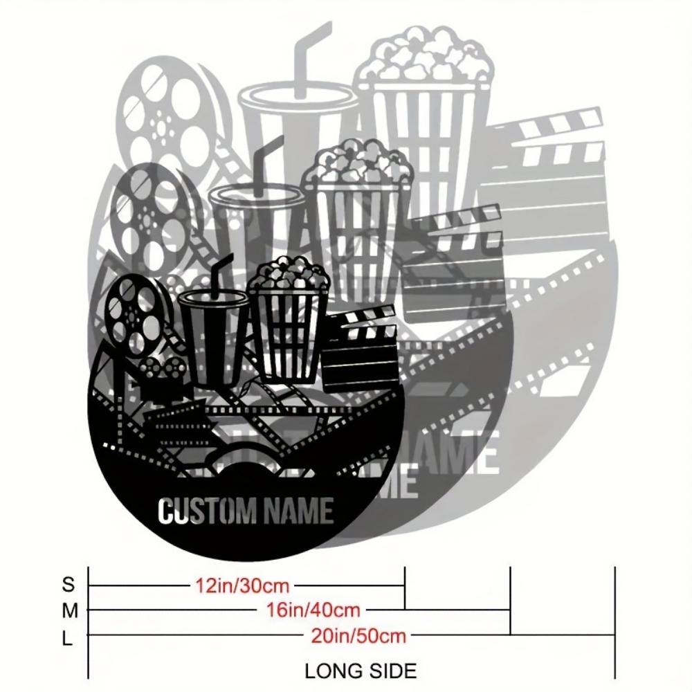 Unique Custom Metal Tin Sign Movie Popcorn Design for Home Theater Man Cave Cinema Wall Art 30cm
Unique Custom Metal Tin Sign Movie Popcorn Design for Home Theater Man Cave Cinema Wall Art 30cm
