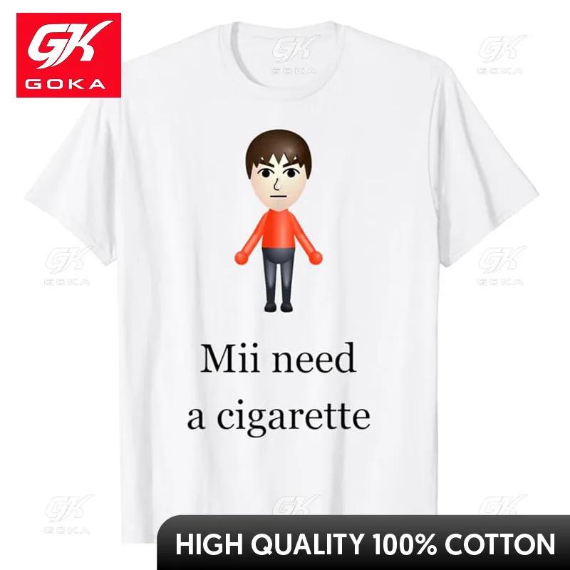 Mii Need A Cigarette TShirt Humor Funny Unisexs Fashion Novelty Gifts Short Sleeve Blouses Barbershop Quartet Day Graphic Tee Top S
Mii Need A Cigarette TShirt Humor Funny Unisexs Fashion Novelty Gifts Short Sleeve Blouses Barbershop Quartet Day Graphic Tee Top S