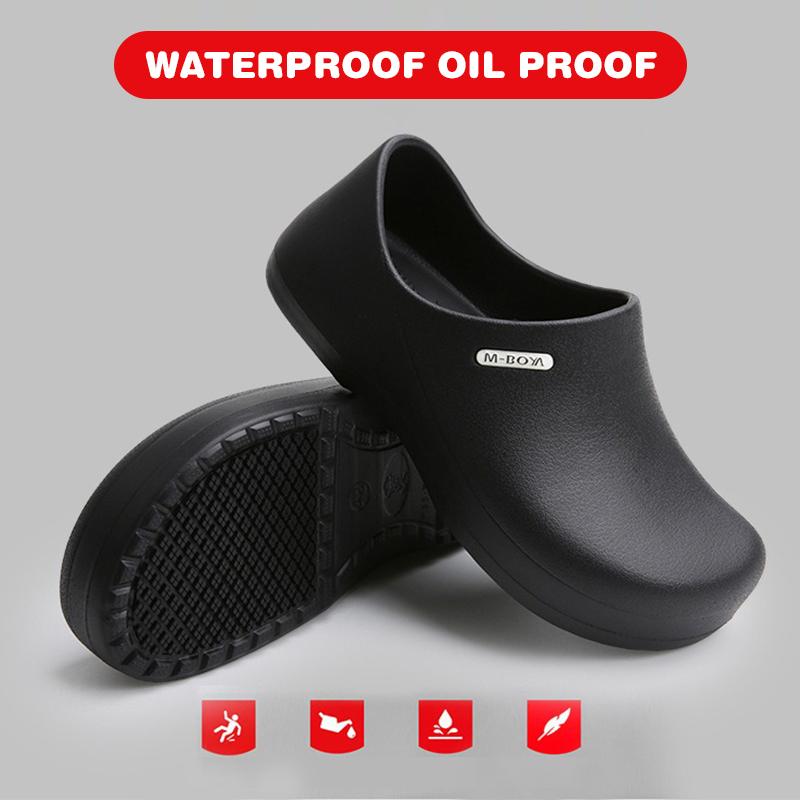 EVA Chef Shoes Step-in Non-slip Labor Protection Shoes Light Oil-proof Safety Work Footwear Garden Yard Waterproof Boots S122B 46 чорний
EVA Chef Shoes Step-in Non-slip Labor Protection Shoes Light Oil-proof Safety Work Footwear Garden Yard Waterproof Boots S122B 46 чорний