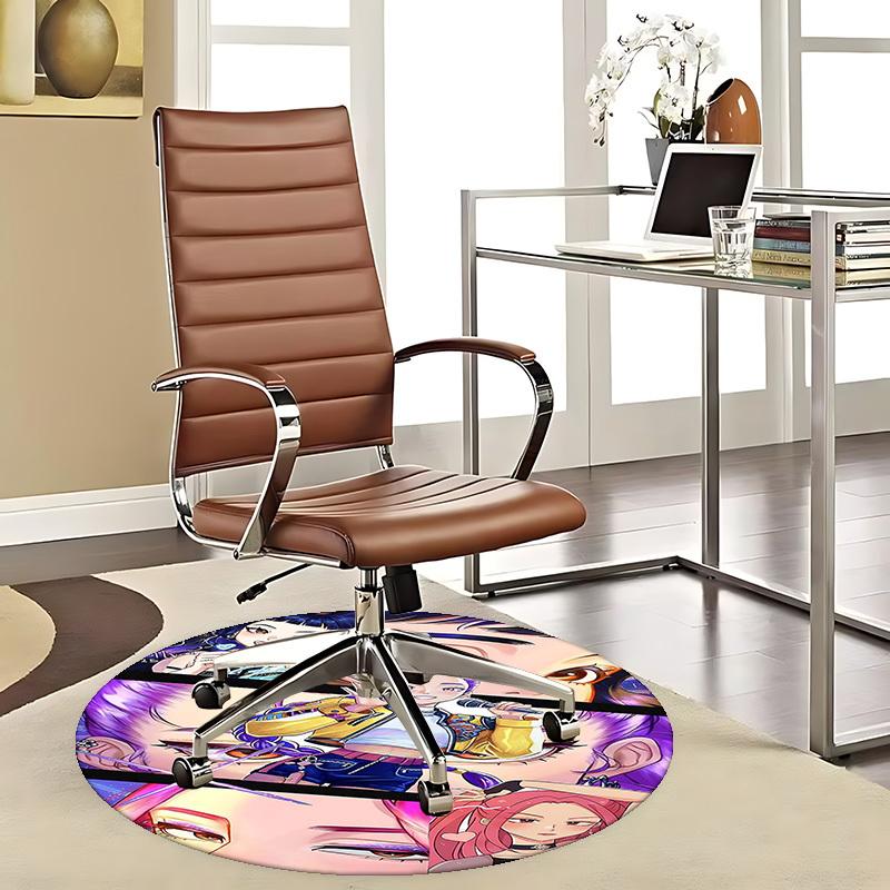 1pc Anime Cartoon Design Round Carpet - Office Chair Mat, Non-Slip Rug for Home Decor, Living Room, Bedroom, Game Room & Dormitory, Suitable for All S 80cm by 80cm
1pc Anime Cartoon Design Round Carpet - Office Chair Mat, Non-Slip Rug for Home Decor, Living Room, Bedroom, Game Room & Dormitory, Suitable for All S 80cm by 80cm