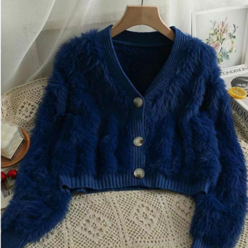 WTEMPO Autumn and Winter Women s Knitted Cardigan with Thick V-neck Sweater Top S Темно-синій
WTEMPO Autumn and Winter Women s Knitted Cardigan with Thick V-neck Sweater Top S Темно-синій