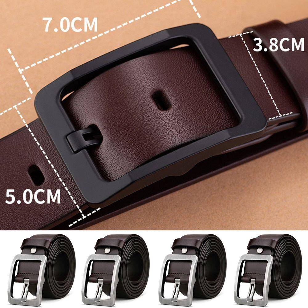 Luxury Design Pin Buckle Waistband Versatile Waist Strap Retro Leather Belt 120cm-Silver buckle black belt
Luxury Design Pin Buckle Waistband Versatile Waist Strap Retro Leather Belt 120cm-Silver buckle black belt