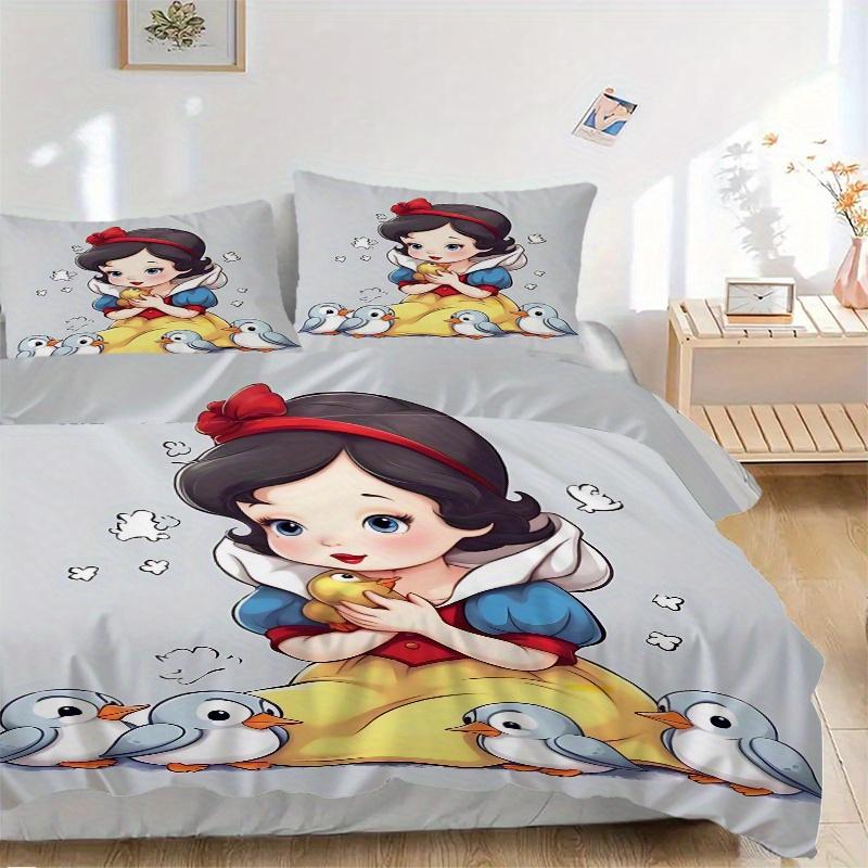 3pcs Disney Snow White and the Birds Quilt Cover Set (1 Quilt Cover + 2 Pillowcases Without Pillow Core), High-Definition Printing for Home and D 135x200cm
3pcs Disney Snow White and the Birds Quilt Cover Set (1 Quilt Cover + 2 Pillowcases Without Pillow Core), High-Definition Printing for Home and D 135x200cm