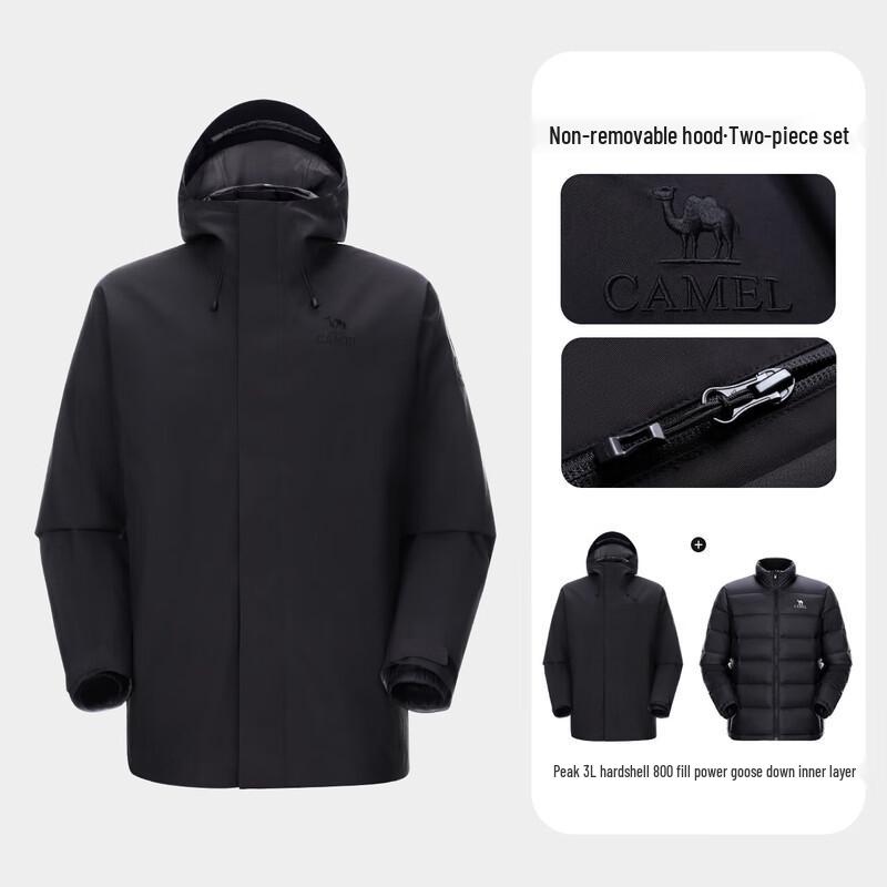 CAMEL Men s 3-in-1 Down-Lined Hardshell Jacket XXL
CAMEL Men s 3-in-1 Down-Lined Hardshell Jacket XXL