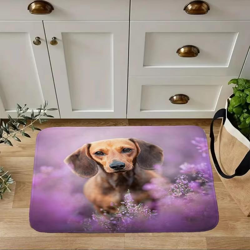 Mini Dachshund Dog Door Mat Decor Animal Pattern Print Rug Living Room Bedroom Entrance Doormat Kitchen Front Non-slip Carpet 40x60cm
Mini Dachshund Dog Door Mat Decor Animal Pattern Print Rug Living Room Bedroom Entrance Doormat Kitchen Front Non-slip Carpet 40x60cm