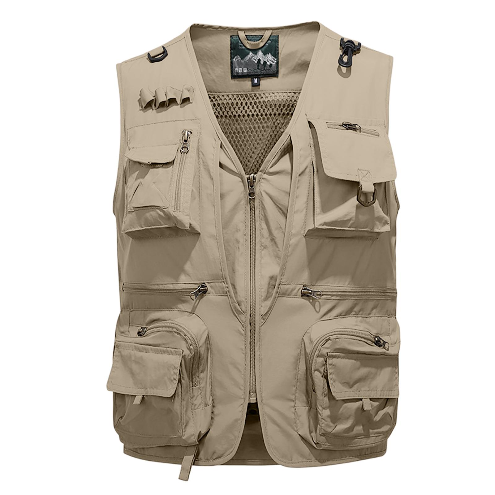 Men s Summer Multi-Functional Pocket Fishing And Hiking Vest: Lightweight Sleeveless Stand-Up Collar Jacket XXL
Men s Summer Multi-Functional Pocket Fishing And Hiking Vest: Lightweight Sleeveless Stand-Up Collar Jacket XXL