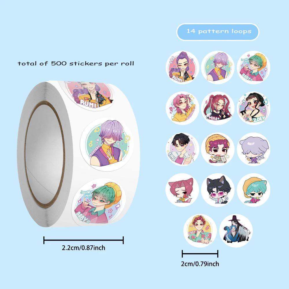 500pcs KPop Devil Hunter DIY per roll of anime stickers scrapbook sealing sticker decoration waterproof mobile phone Entertaining Play Safe
500pcs KPop Devil Hunter DIY per roll of anime stickers scrapbook sealing sticker decoration waterproof mobile phone Entertaining Play Safe