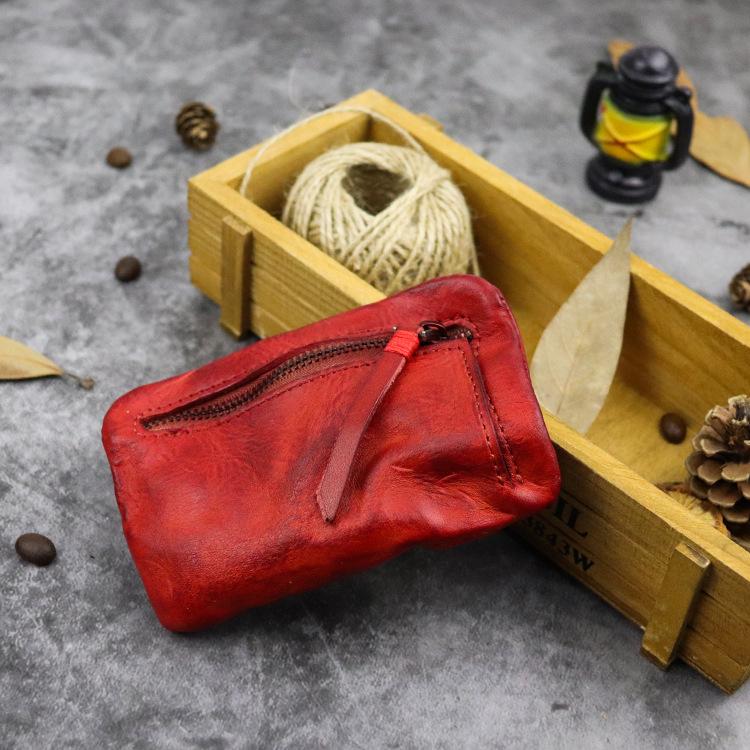 First Layer Vegetable Tanned Leather Handmade Vintage Style Minimalist Lightweight Student Girl Coin Bag Small Coin Purse бордовый
First Layer Vegetable Tanned Leather Handmade Vintage Style Minimalist Lightweight Student Girl Coin Bag Small Coin Purse бордовый
