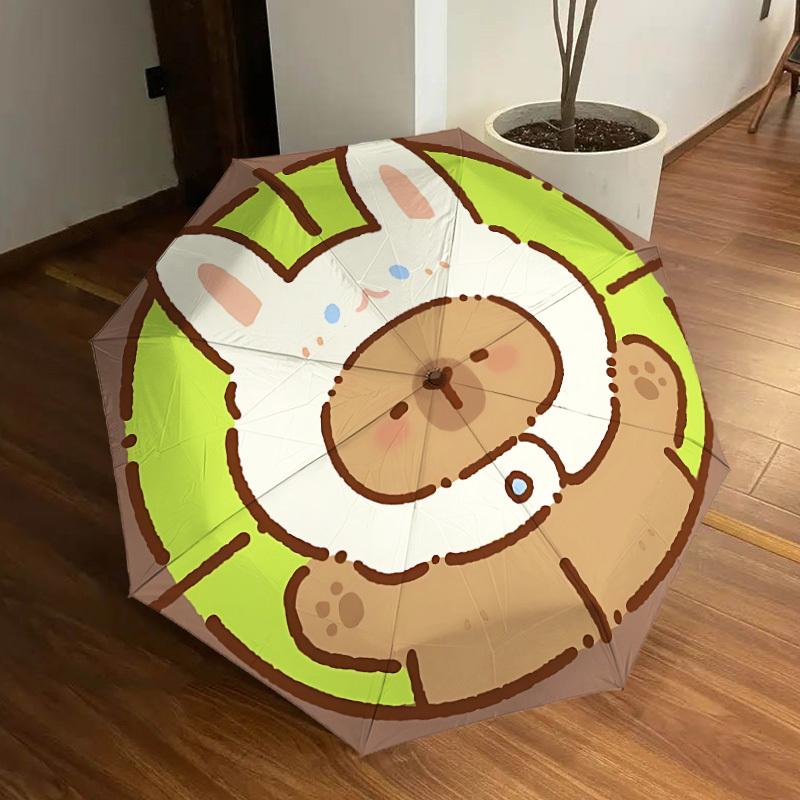 1pc Rabbit Capybara Target Automatic Open/Close Umbrella, Halloween & Gifts - Ideal for Daily, Formal, Party Use, Durable Canopy yy251011005
1pc Rabbit Capybara Target Automatic Open/Close Umbrella, Halloween & Gifts - Ideal for Daily, Formal, Party Use, Durable Canopy yy251011005