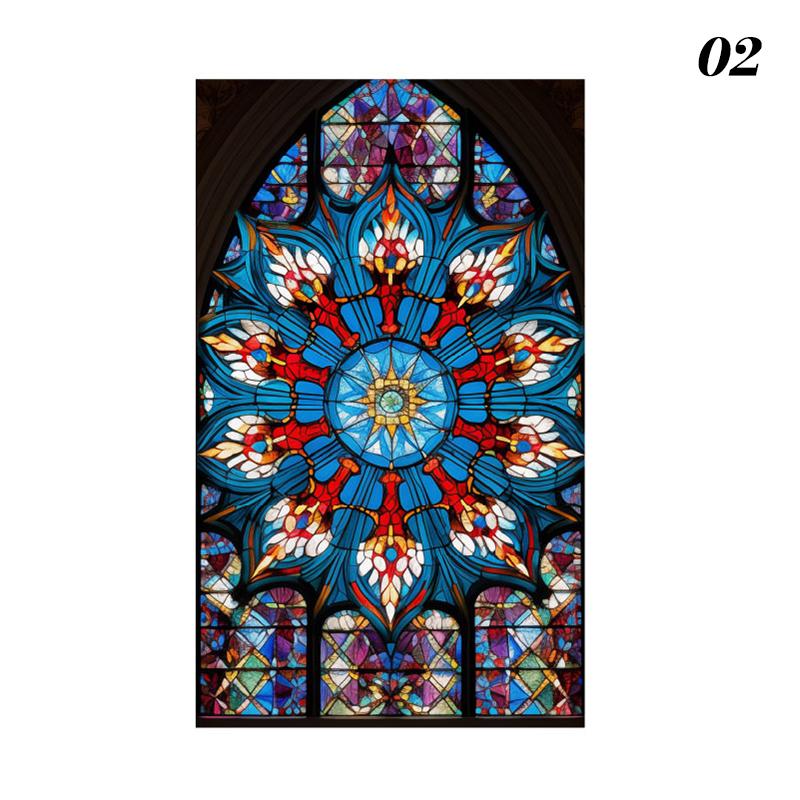 European Retro Window Film Opaque Stained Church Art Glass Stickers PVC Self-adhesive Porch Home Decor Privacy Window Film (as the picture,40x60cm)
European Retro Window Film Opaque Stained Church Art Glass Stickers PVC Self-adhesive Porch Home Decor Privacy Window Film (as the picture,40x60cm)