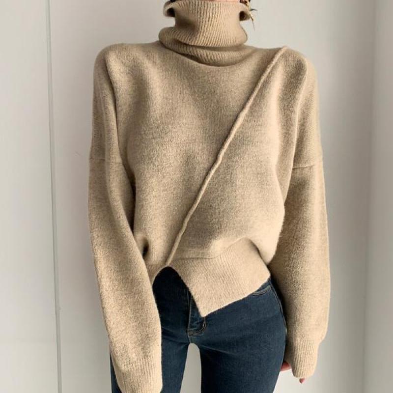 Осенний новый теплый вязаный свитер с воротником в стиле ретро, корейский утолщенный пуловер с разрезом, свитер, повседневный теплый джемпер One size хаки
Осенний новый теплый вязаный свитер с воротником в стиле ретро, корейский утолщенный пуловер с разрезом, свитер, повседневный теплый джемпер One size хаки