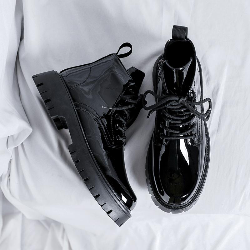 Модные Высококачественные Мужские Ботинки Кожаные Осенне-Зимние Ботинки с Высоким Голенищем Деловой Повседневный Британские Ботильоны Лакированная Кожа Ботинки с Высоким Голенищем 44 чёрный
Модные Высококачественные Мужские Ботинки Кожаные Осенне-Зимние Ботинки с Высоким Голенищем Деловой Повседневный Британские Ботильоны Лакированная Кожа Ботинки с Высоким Голенищем 44 чёрный